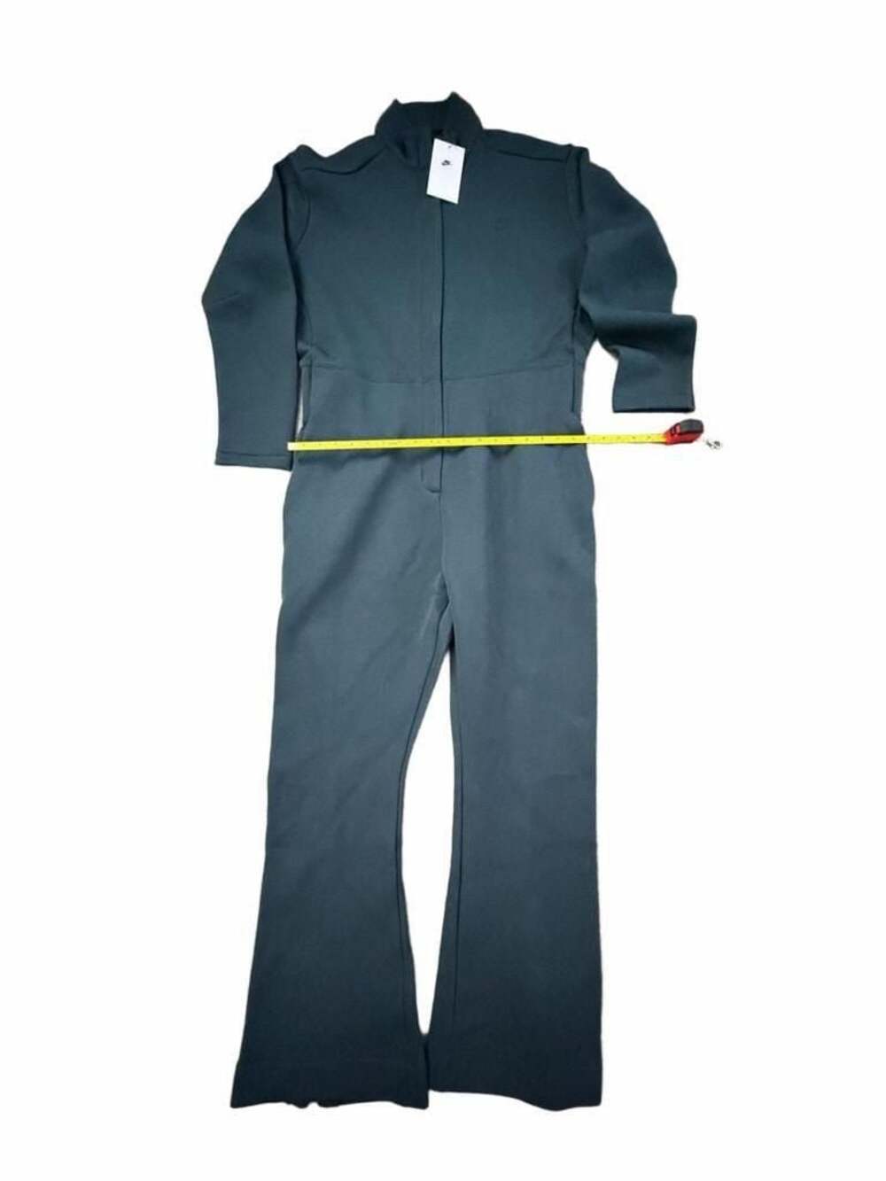 Nike Women's Sportswear Tech Fleece Jumpsuit Seaweed Green Size XL
